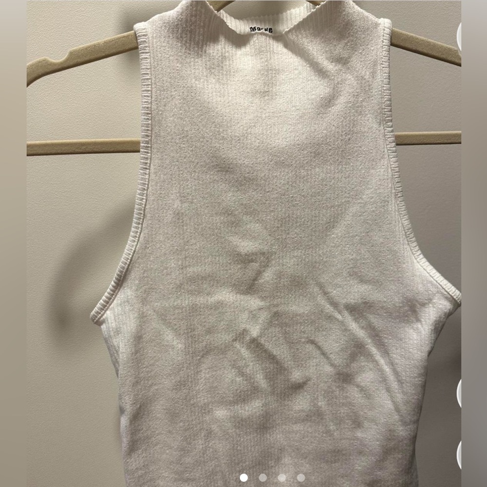 MAEVE by ANTHROPOLOGIE white turtleneck
